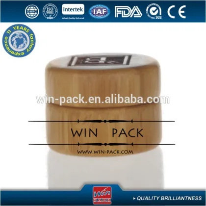 50g bamboo jar wooden cream jar