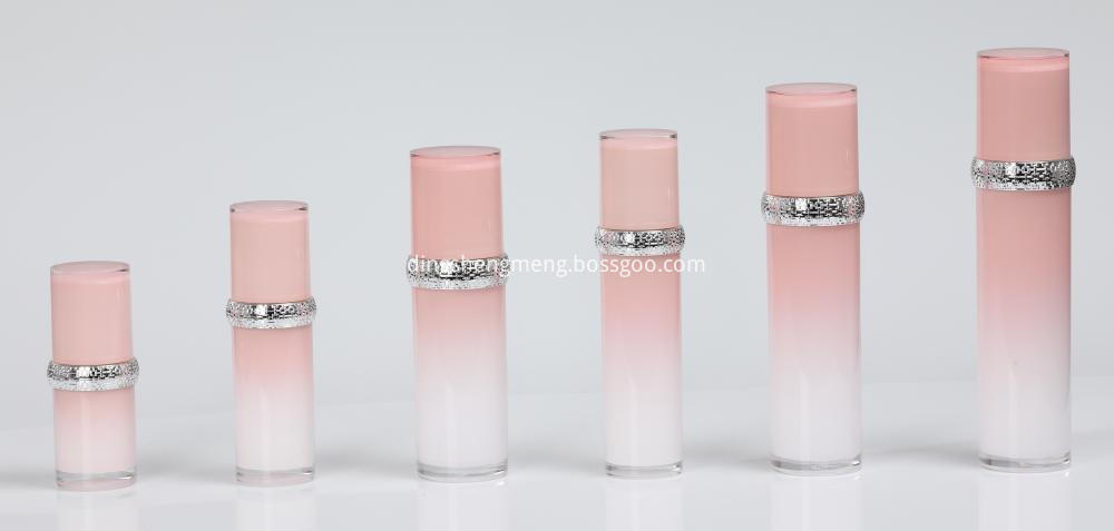 Factory Supply Straight Round Acrylic Bottles