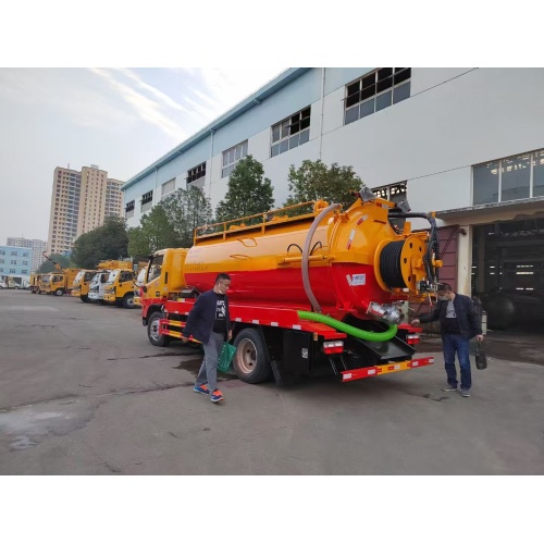 Канализационная машина Dongfeng с резервуаром большой емкости