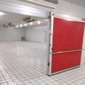 High speed chilled refrigeration door for fruit storage