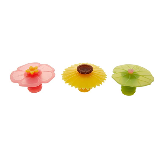 Food Grade Flower Silicone Wine Bottle Stopper