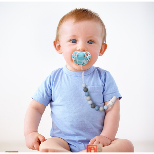 BPAフリーシリコーンの赤ちゃんのおしゃぶりクリップホルダー