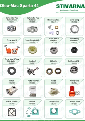 STIVARNA Oil Seal Set for Trimmer Oleo-Mac Sparta 44 Brush Cutter: Spare Parts Replacement