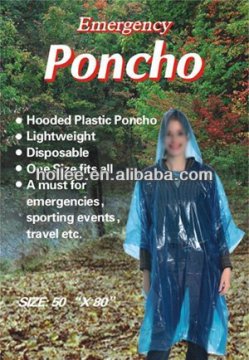 disposable emergency poncho