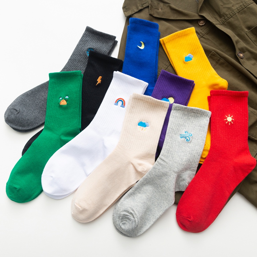 Maraming nagagawa 61.7% Cotton Mid-Leg Sock Set