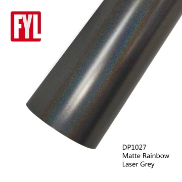 Matte Holographic Laser Grey Car Vinyl