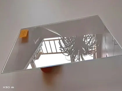 magic mirror display advertising, magic mirror