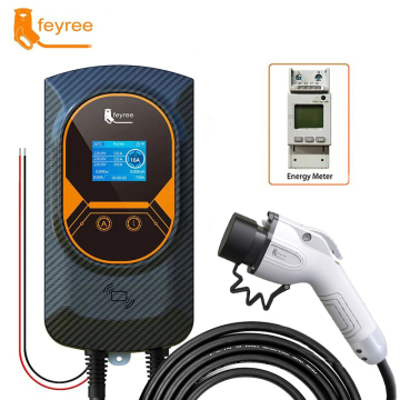 Feyree 7kW Ứng dụng WiFi GB/T S-A-pha Wallbox AC EV Sạc với máy đo cân bằng tải động
