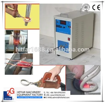 5KW High Frequency Induction Heating Welding/Brazing/Soldering Machine with a portable moveable induction welding coil
