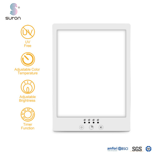 Caja de fototerapia para el trastorno afectivo estacional de Suron