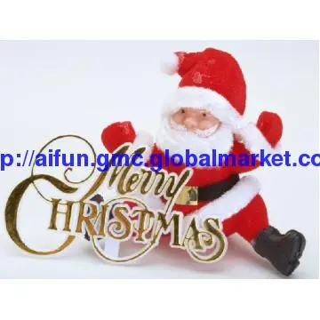 christmas father plush toy