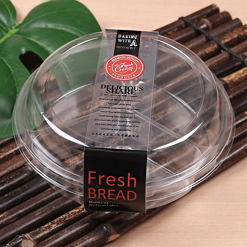 3 Compartment Plastic Clear Blister Snack Packaging Box