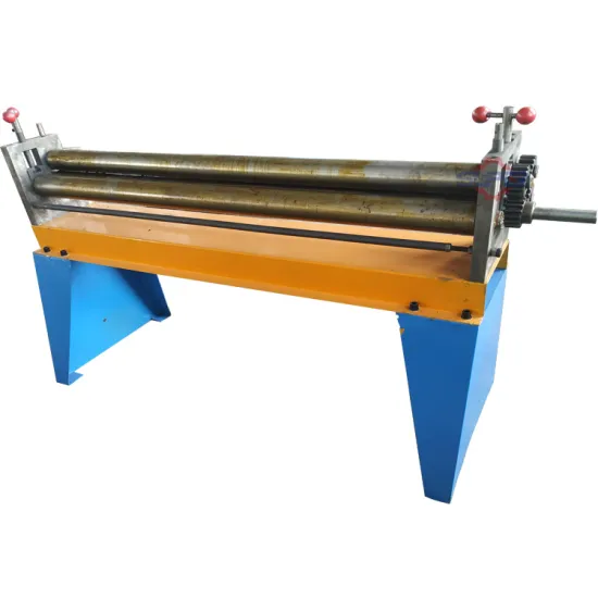Mini 3 Roller Metal Steel Plate Rolling Bending Machine