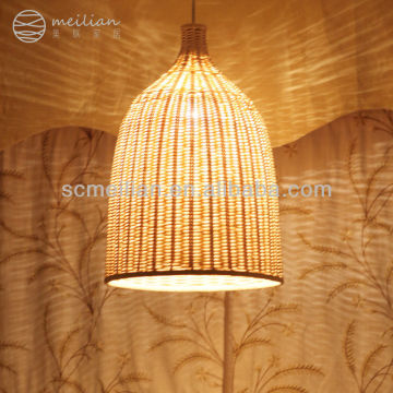 handmade and rattan weaving lantern
