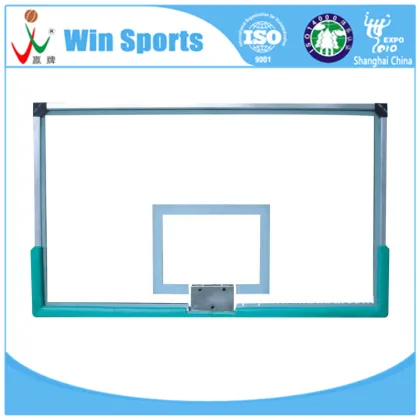 single tempering glass backboard match basketball