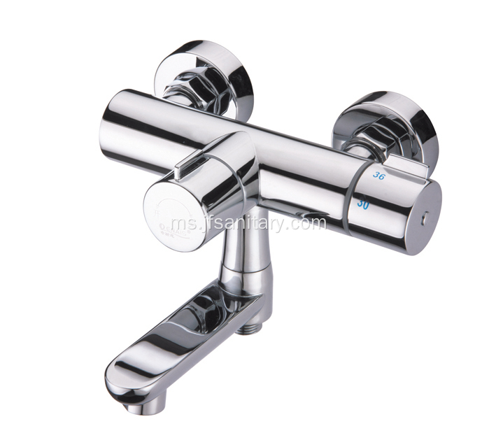 Tembaga Thermostatic Blab Mixer dengan Spout Long