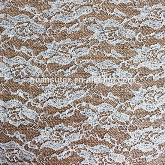 white swiss lace/ french high quality guipure fabric lace for fashion dresses