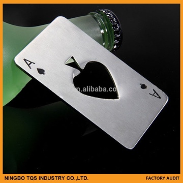 Creative household products stainless steel Poker shaped bottle opener