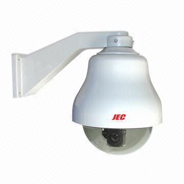 Wall-mounted Varifocal Indoor Dome Camera with ABS Fire-resistant Material/PMMA Cover, 24V AC, IP66