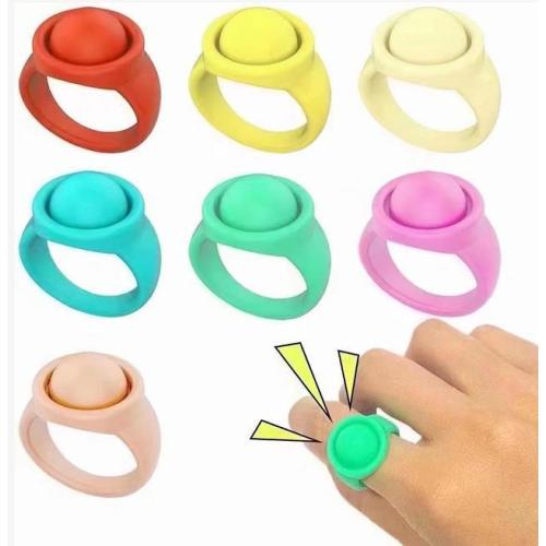 Anillos de dedo de silicona de Toy Fidget Spinner personalizado