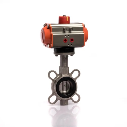 Spring Returned Pneumatic UPVC Air Actuated Butterfly Valve