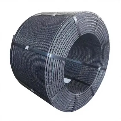 ISO9001:2015 82B Concrete Support PC Strand Acid Pickling Steel Strand Building Materials