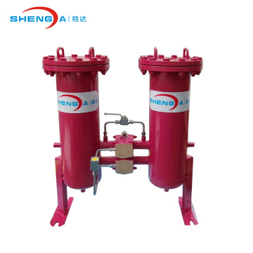 Stainless Steel Duplex Inline Oil Filter Assembly