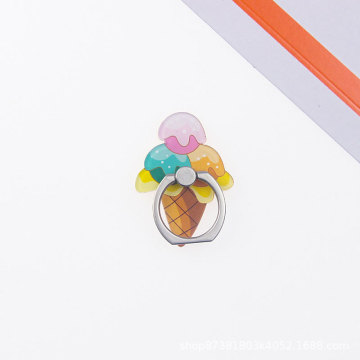 Affordable Ice Cream Phone Ring Buckle Bracket Stand Gift for iPhone and Other Mobile Phones
