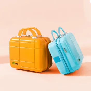 LE CITY Mini Organizer: High-Quality Pink Custom Suitcase for Cute Travel Handbag