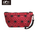 Geometric waterproof folding PU leather evening clutch bags