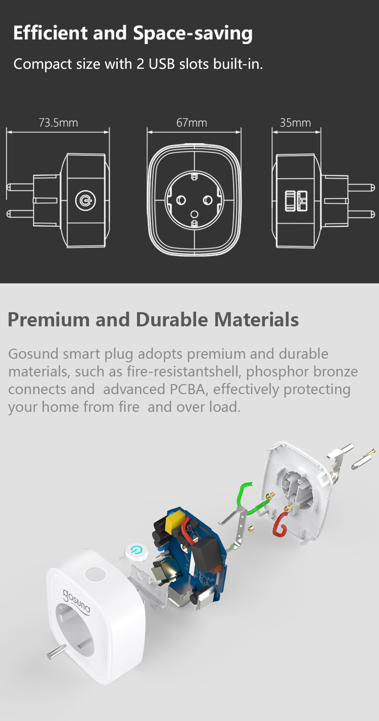 Gosund Usb Socket Sp112 Gosund Usb Socket Sp112