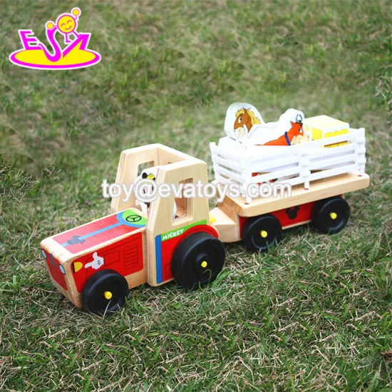 new design kid wooden truck toy car W04A266