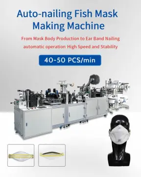 Mask Machine Fish Type Production Line