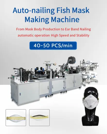 Mask Machine Fish Type Production Line