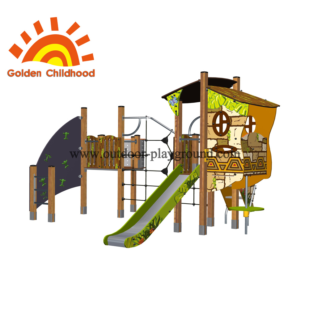 Panel Playhouse Outdoor Playground Equipment For Children