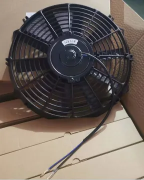 Universal automotive ac 12V/24V radiator electric fan