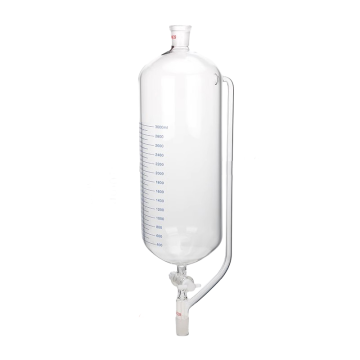 Custom Laboratory High Temperature Resistant 3000ml Constant Pressure Separation Funnel with Scale