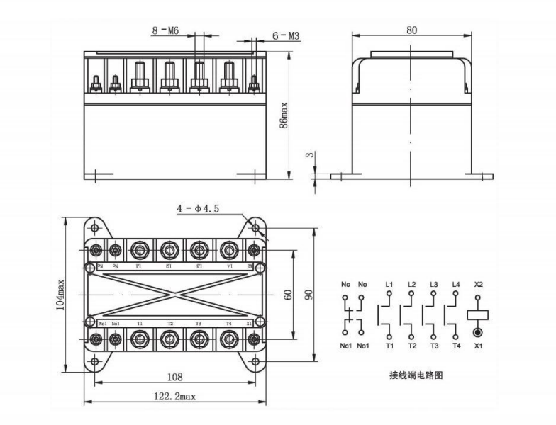 JQ-47FH Aviation Contactor technical specifications view