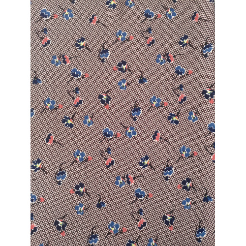 Texturblomma Polyester Bubbla Chiffongryck Tyg