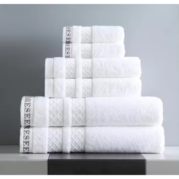 Hot Sale 100% cotton hotel towel, luxury hotel towel,jacquard towel set