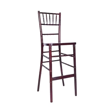 Popular High-Quality Unfoldable Wooden Chiavari Bar Chairs for Hotels, Restaurants, and Cafes