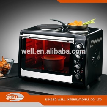 Mini elektrisch roestvrijstalen verwarmingselement pizza grill broodrooster oven
