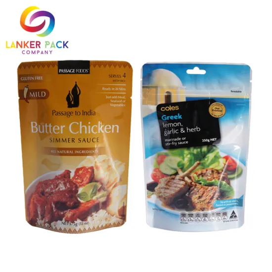 Moisture Proof Laminated Plastic Custom Food Ziplock Pouch