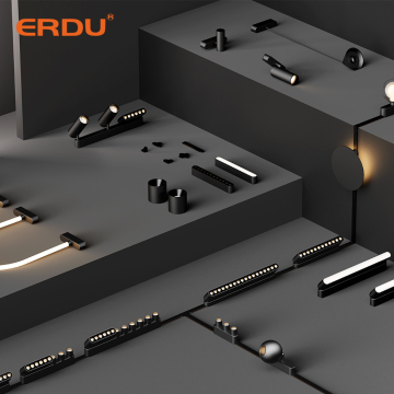 ERDU LED 벨트 트랙 라이트 선형 스팟 LED 마그네틱 벨트 패브릭 트랙 조명