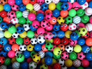 Printed sportball -volleyball bouncing ball