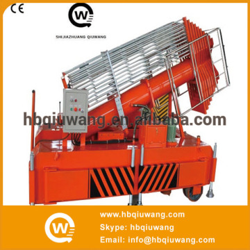 Tilt Back Mobile Hydraulic Telescopic Cylindrical Platform, Lift Platform