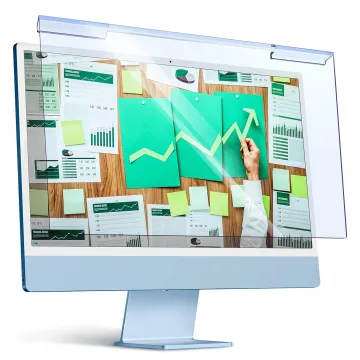 Anti-Blue Light Screen Protector for iMac: Filters Blue Light, Protects Eyes