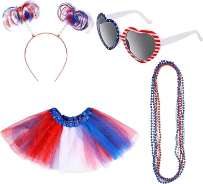 Women Kids Headband TUTU Costume Accessories Set