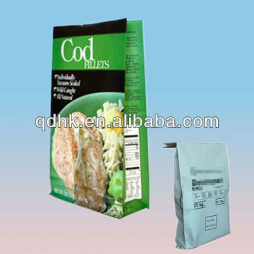 side gusset square charcoal packaging bag