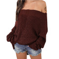 Women's Off Shoulder Sweater Batwing